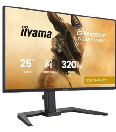 iiyama G-MASTER GB2591HSU-B1 computer monitor 62.2 cm (24.5") 1920 x 1080 pixels Full HD LED Black
