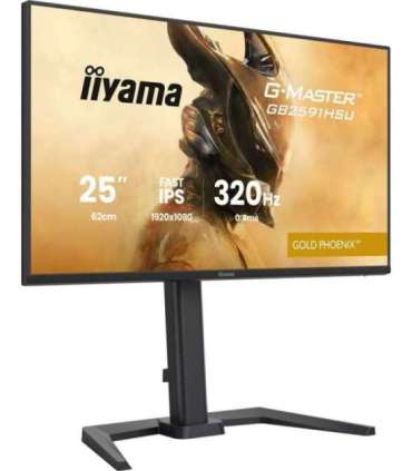iiyama G-MASTER GB2591HSU-B1 computer monitor 62.2 cm (24.5") 1920 x 1080 pixels Full HD LED Black