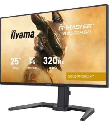 iiyama G-MASTER GB2591HSU-B1 computer monitor 62.2 cm (24.5") 1920 x 1080 pixels Full HD LED Black