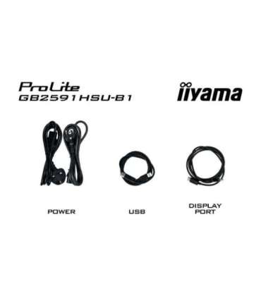 iiyama G-MASTER GB2591HSU-B1 computer monitor 62.2 cm (24.5") 1920 x 1080 pixels Full HD LED Black