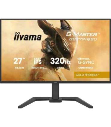 iiyama G-MASTER GB2791QSU-B1 computer monitor 68.6 cm (27") 2560 x 1440 pixels Wide Quad HD Black