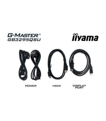 iiyama G-MASTER GB3295QSU-B1 computer monitor 80 cm (31.5") 2560 x 1440 pixels Quad HD LED Black