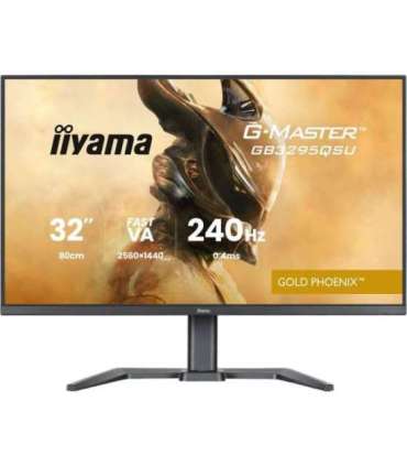 iiyama G-MASTER GB3295QSU-B1 computer monitor 80 cm (31.5") 2560 x 1440 pixels Quad HD LED Black