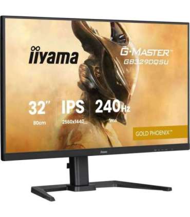 iiyama G-MASTER GB3290QSU-B1 computer monitor 80 cm (31.5") 2560 x 1440 pixels Quad HD LED Black