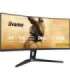 iiyama G-MASTER GCB3486WQSCP-B1 computer monitor 86.4 cm (34") 3440 x 1440 pixels UltraWide Quad HD Black