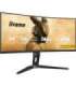 iiyama G-MASTER GCB3486WQSCP-B1 computer monitor 86.4 cm (34") 3440 x 1440 pixels UltraWide Quad HD Black