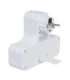Power socket x4 with switch Maclean MCE224 G