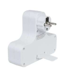 Power socket x4 with switch Maclean MCE224 G