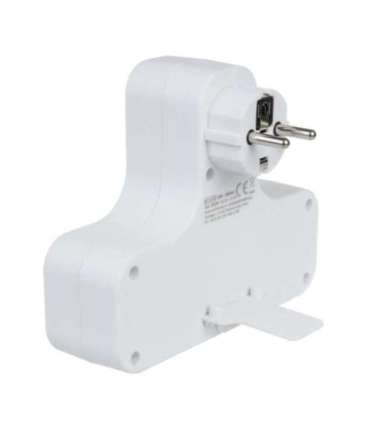 Power socket x4 with switch Maclean MCE224 G