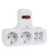 Power socket x4 with switch Maclean MCE224 G