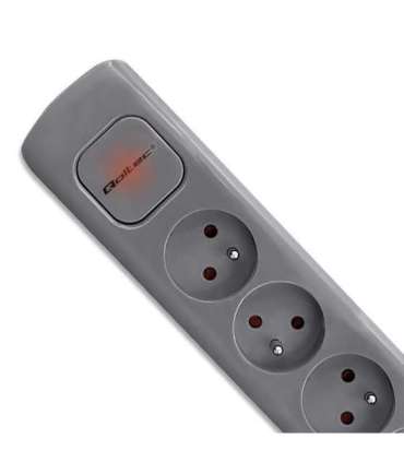 Power strip 6 sockets, 1.8m, Grey