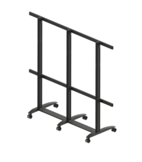 EDBAK TRV400.006 Videoconferencing Trolley for Samsung 130" IAC LED all-in-one, Black