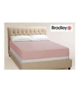 Bradley Простыня на резинке, 90 x 200 см, старый розовый, 2 шт