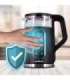 ELDOM C530 NEVO electric kettle 1.7 L 2200 W Black, Transparent