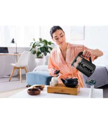 ELDOM C530 NEVO electric kettle 1.7 L 2200 W Black, Transparent
