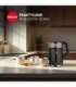 ELDOM C530 NEVO electric kettle 1.7 L 2200 W Black, Transparent