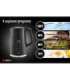 ELDOM C530 NEVO electric kettle 1.7 L 2200 W Black, Transparent