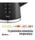 ELDOM C530 NEVO electric kettle 1.7 L 2200 W Black, Transparent