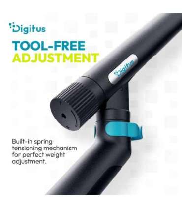 Digitus Desk Mount Tilt, rotation, pivot Dual design monitor mount, 2x 35", 2x 10 kg 35 " Maximum weight