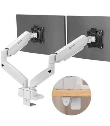 ONKRON G160-BW monitor mount / stand 81.3 cm (32") Desk White, Black