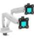 ONKRON G160-BW monitor mount / stand 81.3 cm (32") Desk White, Black