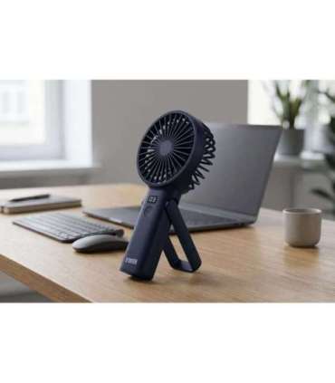 Wentylator ręczno-biurkowy akumulatorowy USB NOVEEN F120