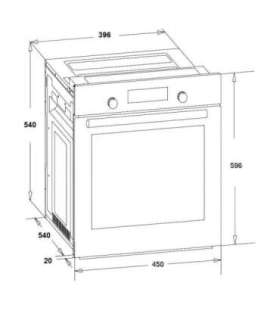 Integreeritav ahi Schlosser OE559DTBTLC