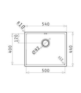 Sink Pyramis Astris 50x40 1B