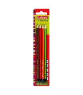 Herlitz harilik pliiats 4 tk bl.HB. H. B. 2B