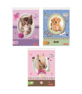 Herlitz märkmeplokk a6/46l ruut Pretty Pets V