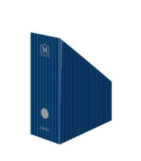 Лоток для бумаг вертикальный Herlitz 11.5см картон Montana Blue