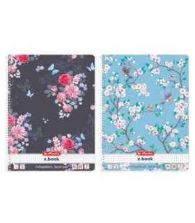 Herlitz spiraalkaustik A4/80 ruuduline Ladylike segu