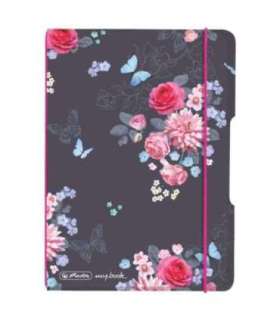 Herlitz kaustik flex A6/40  ruut Ladylike Flowers