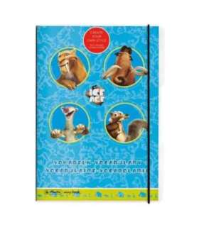 Блокнот Herlitz My.Book Flex А5 40л  Ice Age  клетка твердая ламинированная обложка