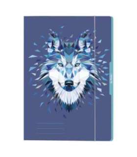 Папка на резинке Herlitz Wild Animals / Волк - A4
