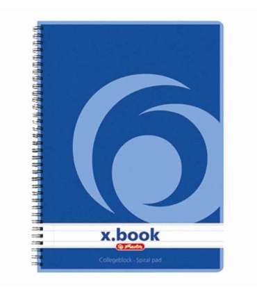 Herlitz spiraalkaustik A5/80 jooneline H.College auk.