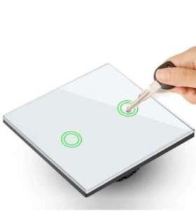 Glass Touch Light Switch Maclean MCE704W
