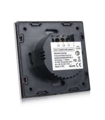 Glass Touch Light Switch Maclean MCE704W