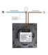Glass Touch Light Switch Maclean MCE704W