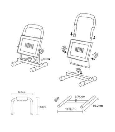 Floor work stand MCE652Y