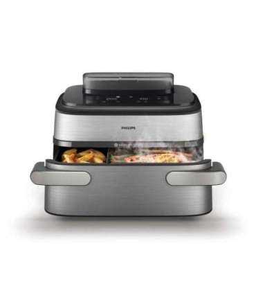 Philips Airfryer NA565 02 Megabasket 9,5L 2750W silver black (NA565/02)
