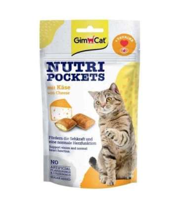 GimCat Nutri Pockets with Cheese 60g