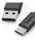 USB cable USB-A USB-C black