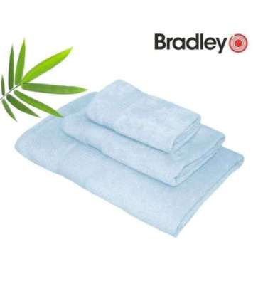 Bradley bambusrätik, 30 x 50 cm, helesinine, 450 g/m²