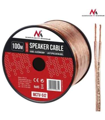 Speaker cable 100m MCTV-512 2x1.5mm2