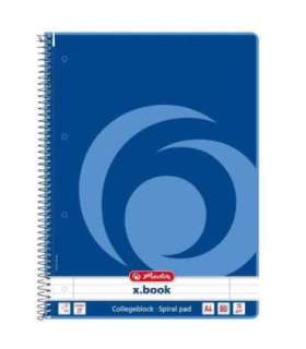 Herlitz spiraalkaustik A4/80 jooneline College auk