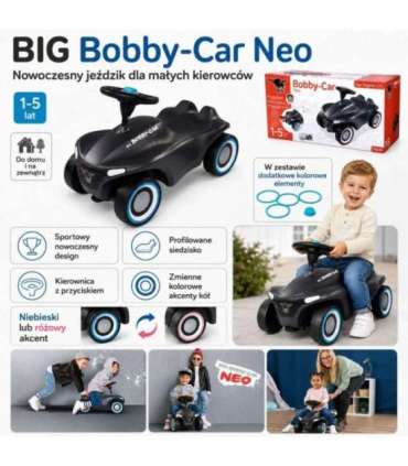 BIG Jeżdzik Bobby Car Neo Anthrazit