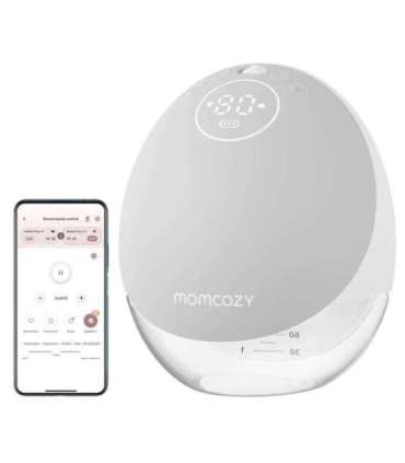 MOMCOZY M9 bezprzewodowy laktator szary – pojedynczy zestaw, BP223