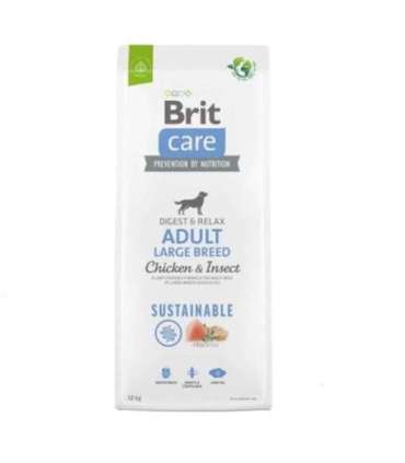 Minimální trvanlivost do 8.8. 2026: Brit Care Dog Sustainable Adult Large Breed Chicken & Insect 12 kg