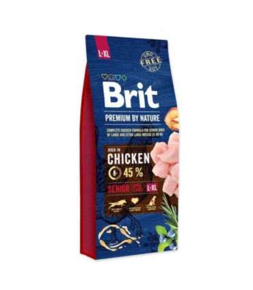 Minimální trvanlivost do 26.7. 2026: Brit Premium by Nature Senior L+XL 15 kg